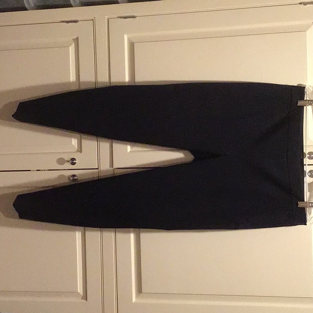 TALBOTS CHATHAM STYLE NAVY BLUE ANKLE PANTS